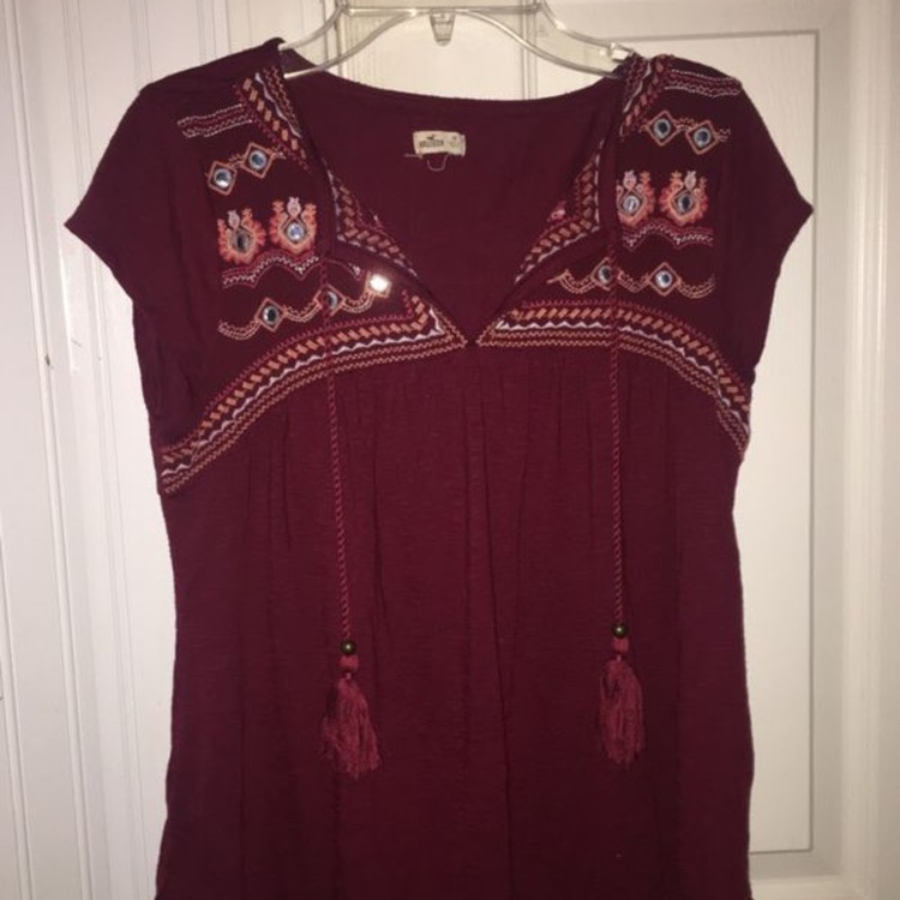 Short sleeve flowy shirt